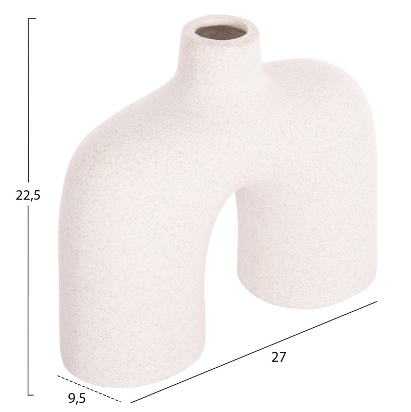 ΕΠΙΤΡΑΠΕΖΙΟ ΚΕΡΑΜΙΚΟ ΔΙΑΚΟΣΜΗΤΙΚΟ ISIL HM4600.01 ΚΡΥΣΤΑΛΛ.ΥΠΟΛΕΥΚΟ 27x9.5x22.5Υεκ