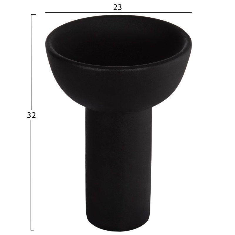 epitrapezio-keramiko-diakosmitiko-fb9460-1 ΕΠΙΤΡΑΠΕΖΙΟ ΚΕΡΑΜΙΚΟ ΔΙΑΚΟΣΜΗΤΙΚΟ ELENDIL HM4602.02 ΜΑΥΡΟ ΜΑΤ Φ23x32Υ εκ