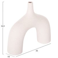 ΕΠΙΤΡΑΠΕΖΙΟ ΚΕΡΑΜΙΚΟ ΔΙΑΚΟΣΜΗΤΙΚΟ ΣΕΙΡΑ ISIL HM4601.01 ΚΡΥΣΤΑΛΛ.ΥΠΟΛΕΥΚΟ 35x10x32.5Υεκ