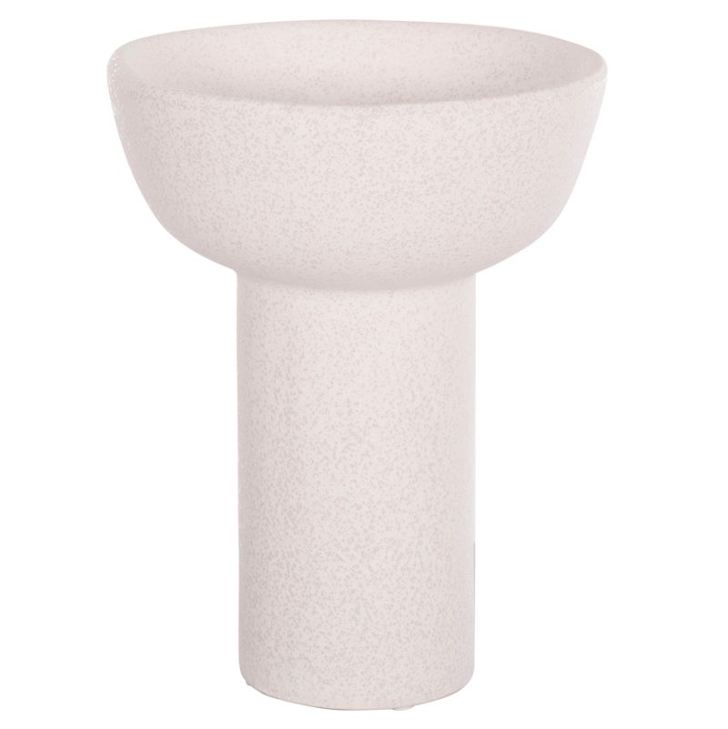 epitrapezio-keramiko-diakosmitiko-fb9460 ΕΠΙΤΡΑΠΕΖΙΟ ΚΕΡΑΜΙΚΟ ΔΙΑΚΟΣΜΗΤΙΚΟ ELENDIL HM4603.01 ΥΠΟΛΕΥΚΟ ΚΡΥΣΤΑΛΛΙΚΟ Φ20x26,5Υεκ