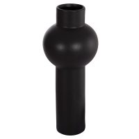 ΕΠΙΤΡΑΠΕΖΙΟ ΚΕΡΑΜΙΚΟ ΔΙΑΚΟΣΜΗΤΙΚΟ SCEPTER HM4604.02 ΜΑΥΡΟ ΜΑΤ Φ17x39Υεκ