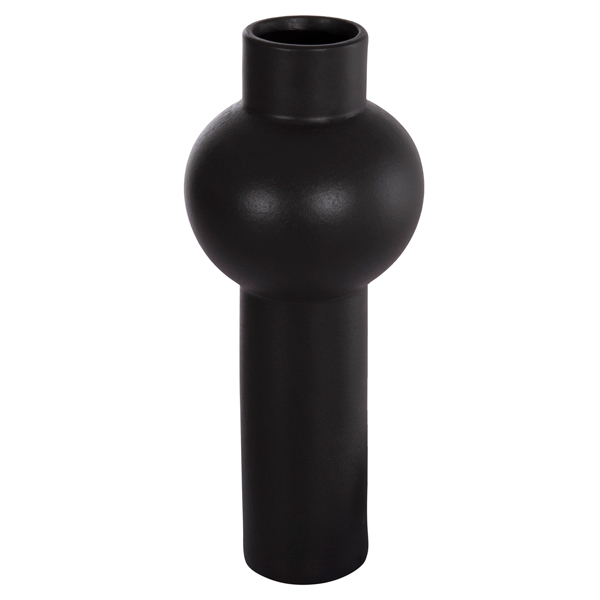 ΕΠΙΤΡΑΠΕΖΙΟ ΚΕΡΑΜΙΚΟ ΔΙΑΚΟΣΜΗΤΙΚΟ SCEPTER HM4604.02 ΜΑΥΡΟ ΜΑΤ Φ17x39Υεκ