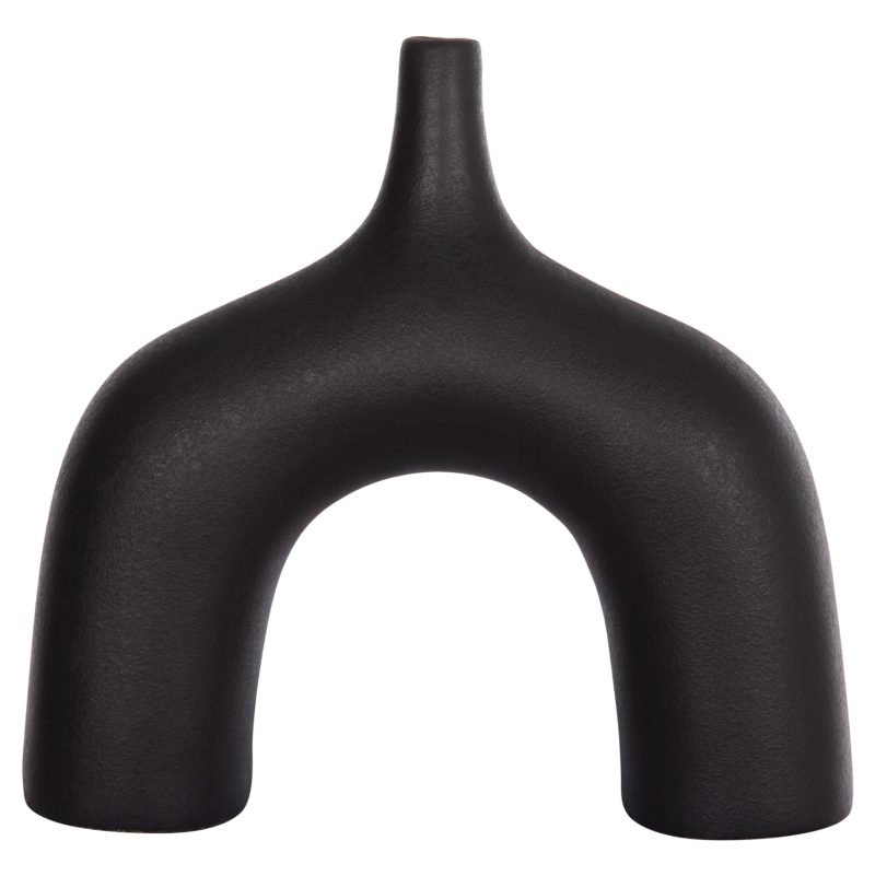 ΕΠΙΤΡΑΠΕΖΙΟ ΚΕΡΑΜΙΚΟ ΔΙΑΚΟΣΜΗΤΙΚΟ ΣΕΙΡΑ ISIL HM4601.02 ΜΑΥΡΟ ΜΑΤ 35x10x32.5Υεκ