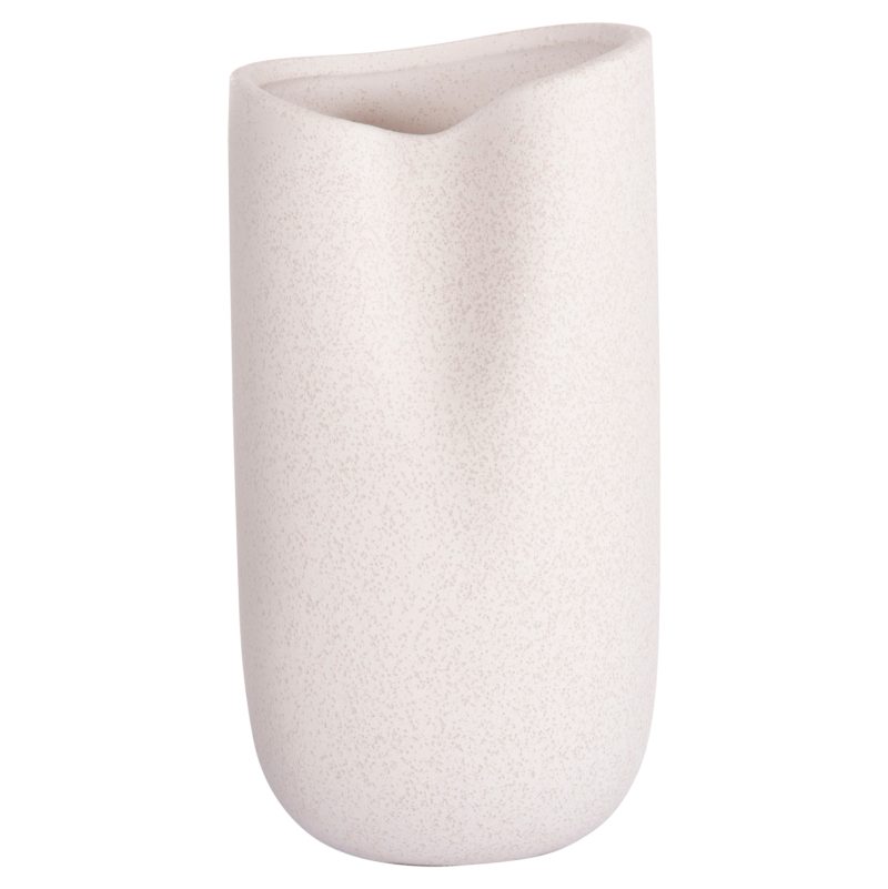 ΕΠΙΤΡΑΠΕΖΙΟ ΚΕΡΑΜΙΚΟ ΔΙΑΚΟΣΜΗΤΙΚΟ GLAΖΕ HM4607.01 ΥΠΟΛΕΥΚΟ ΚΡΥΣΤΑΛΛΙΚΟ 15x15x30Υεκ