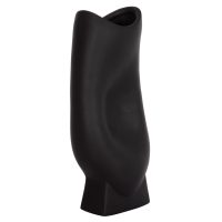 ΕΠΙΤΡΑΠΕΖΙΟ ΚΕΡΑΜΙΚΟ ΔΙΑΚΟΣΜΗΤΙΚΟ ΣΕΙΡΑ GLAΖΕ HM4609.02 ΜΑΥΡΟ ΜΑΤ 16.5x11x38Υεκ