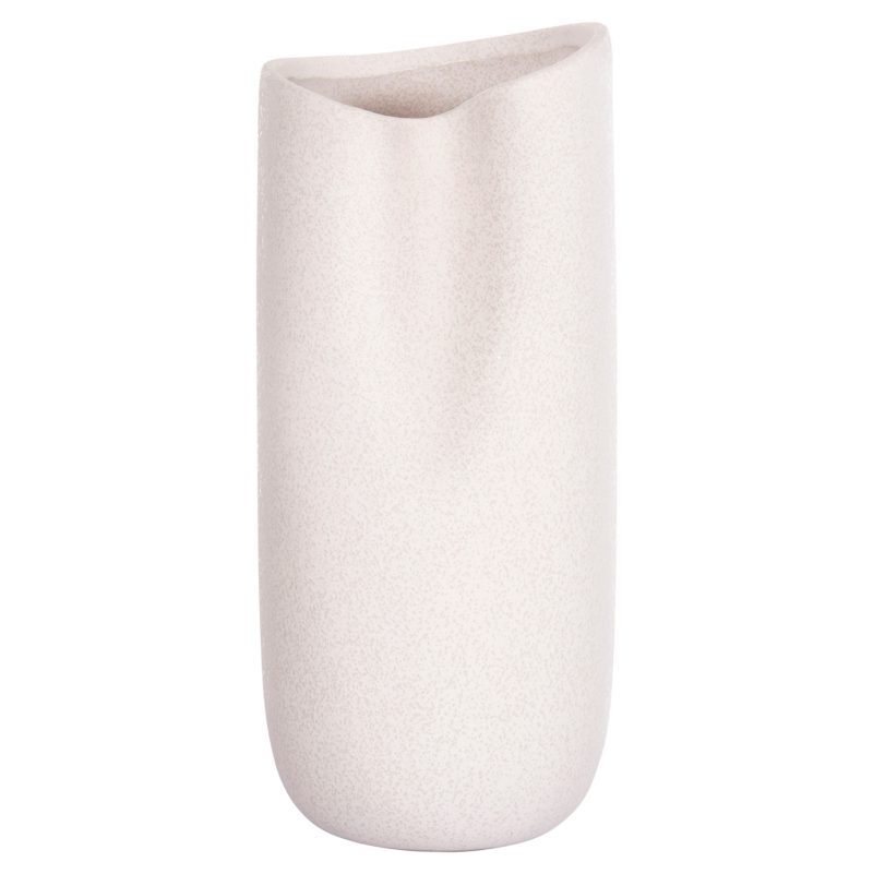 ΕΠΙΤΡΑΠΕΖΙΟ ΚΕΡΑΜΙΚΟ ΔΙΑΚΟΣΜΗΤΙΚΟ GLAΖΕ HM4606.01 ΚΡΥΣΤΑΛΛΙΚΟ ΥΠΟΛΕΥΚΟ 17x16,5x37Υεκ