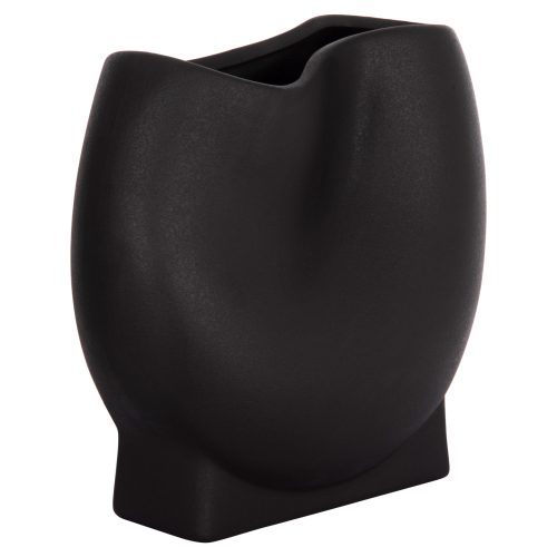 ΕΠΙΤΡΑΠΕΖΙΟ ΚΕΡΑΜΙΚΟ ΔΙΑΚΟΣΜΗΤΙΚΟ GLAΖΕ HM4610.02 ΜΑΥΡΟ ΜΑΤ 26x14x25Υεκ