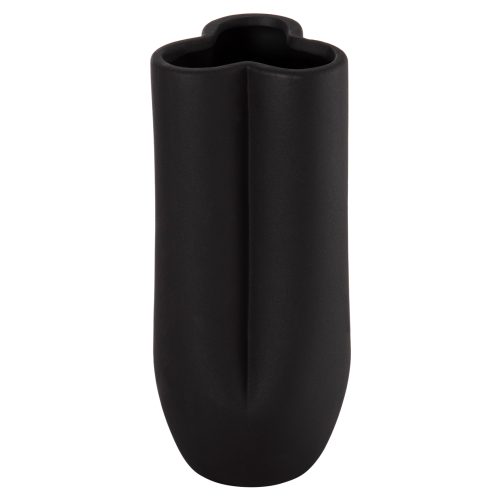 ΕΠΙΤΡΑΠΕΖΙΟ ΚΕΡΑΜΙΚΟ ΔΙΑΚΟΣΜΗΤΙΚΟ GLAΖΕ HM4611.02 ΜΑΥΡΟ ΜΑΤ Φ14x34Υ εκ.