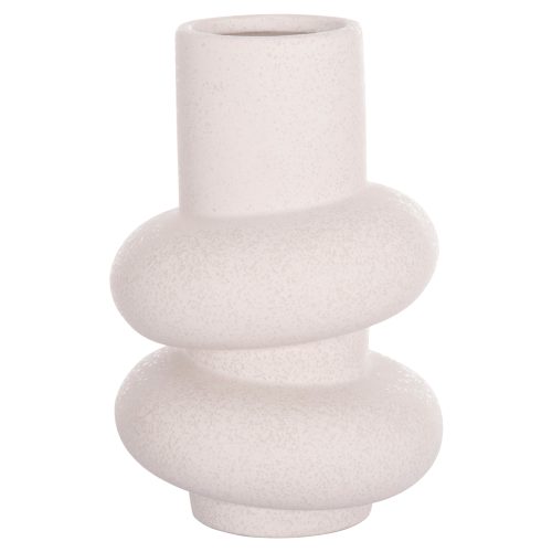 ΕΠΙΤΡΑΠΕΖΙΟ ΚΕΡΑΜΙΚΟ ΔΙΑΚΟΣΜΗΤΙΚΟ ROOK HM4627.01 ΥΠΟΛΕΥΚΟ ΚΡΥΣΤΑΛΛΙΚΟ Φ16x25,5Υεκ