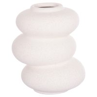 ΕΠΙΤΡΑΠΕΖΙΟ ΚΕΡΑΜΙΚΟ ΔΙΑΚΟΣΜΗΤΙΚΟ ROOK HM4628.01 ΥΠΟΛΕΥΚΟ ΚΡΥΣΤΑΛΛΙΚΟ Φ14x19Υεκ