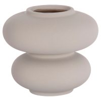 ΕΠΙΤΡΑΠΕΖΙΟ ΚΕΡΑΜΙΚΟ ΔΙΑΚΟΣΜΗΤΙΚΟ ROOK HM4629.03 ΓΚΡΙ ΜΑΤ Φ18x17Υεκ