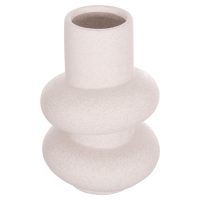 ΕΠΙΤΡΑΠΕΖΙΟ ΚΕΡΑΜΙΚΟ ΔΙΑΚΟΣΜΗΤΙΚΟ ROOK HM4627.01 ΥΠΟΛΕΥΚΟ ΚΡΥΣΤΑΛΛΙΚΟ Φ16x25,5Υεκ