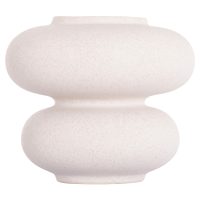 ΕΠΙΤΡΑΠΕΖΙΟ ΚΕΡΑΜΙΚΟ ΔΙΑΚΟΣΜΗΤΙΚΟ ROOK HM4629.01 ΥΠΟΛΕΥΚΟ ΚΡΥΣΤΑΛΛΙΚΟ Φ18x17Υεκ