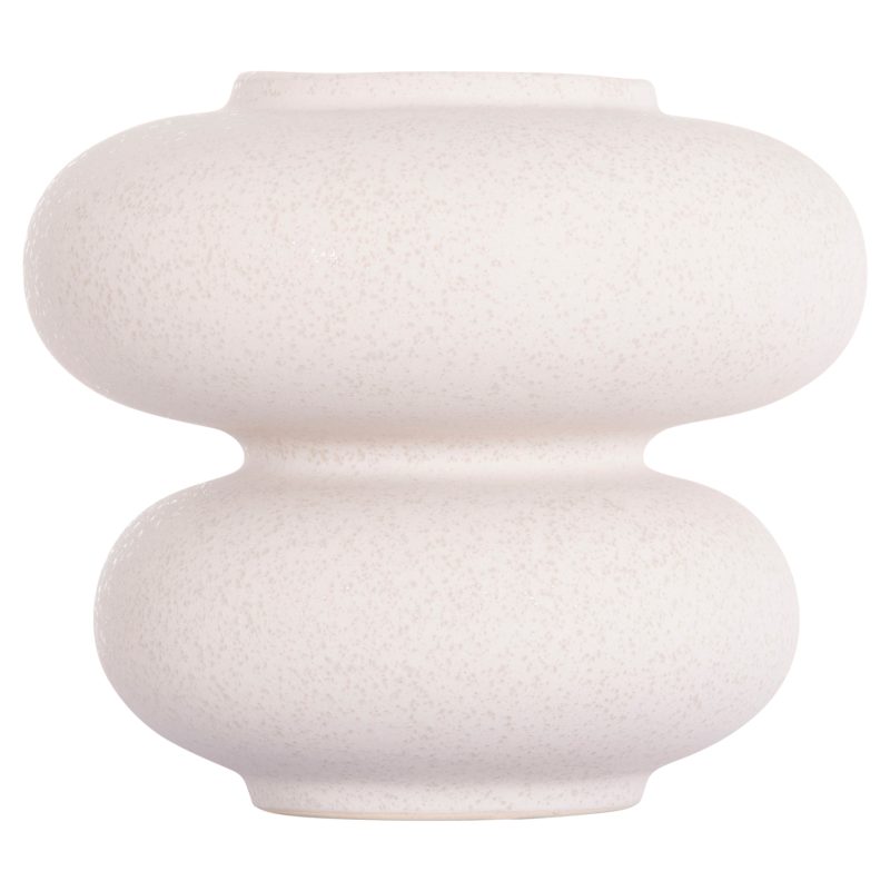 ΕΠΙΤΡΑΠΕΖΙΟ ΚΕΡΑΜΙΚΟ ΔΙΑΚΟΣΜΗΤΙΚΟ ROOK HM4629.01 ΥΠΟΛΕΥΚΟ ΚΡΥΣΤΑΛΛΙΚΟ Φ18x17Υεκ