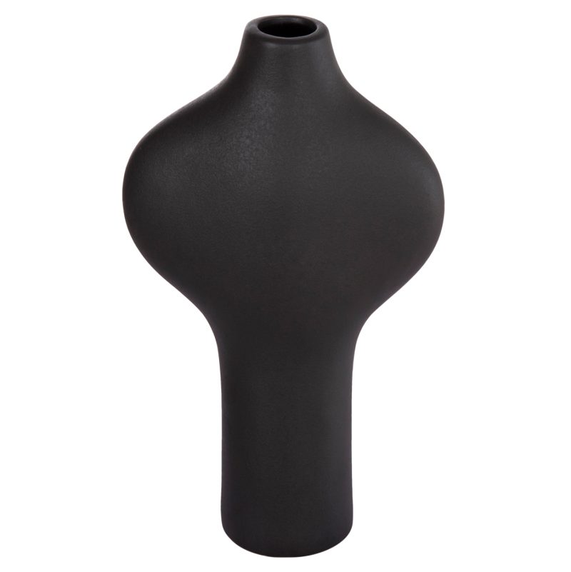 ΕΠΙΤΡΑΠΕΖΙΟ ΚΕΡΑΜΙΚΟ ΔΙΑΚΟΣΜΗΤΙΚΟ ΣΕΙΡΑ ARKEN HM4621.02 ΜΑΥΡΟ ΜΑΤ 18,5x8,5x32Υεκ