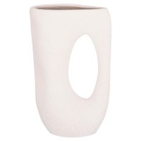 ΕΠΙΤΡΑΠΕΖΙΟ ΚΕΡΑΜΙΚΟ ΔΙΑΚΟΣΜΗΤΙΚΟ SEBOR HM4626.01 ΥΠΟΛΕΥΚΟ ΚΡΥΣΤΑΛΛΙΚΟ 21x8x35.5Υεκ