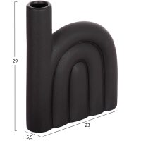 epitrapezio-keramiko-diakosmitiko-fb9463-1 ΕΠΙΤΡΑΠΕΖΙΟ ΚΕΡΑΜΙΚΟ ΔΙΑΚΟΣΜΗΤΙΚΟ ARCON HM4639.02 ΜΑΥΡΟ ΜΑΤ 23x5,5x29Υ εκ.