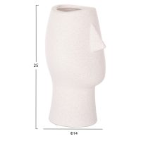 epitrapezio-keramiko-diakosmitiko-fb9463-1 ΕΠΙΤΡΑΠΕΖΙΟ ΚΕΡΑΜΙΚΟ ΔΙΑΚΟΣΜΗΤΙΚΟ HUMANS HM4631 ΥΠΟΛΕΥΚΟ ΚΡΥΣΤΑΛΛΙΚΟ Φ14x25Υεκ