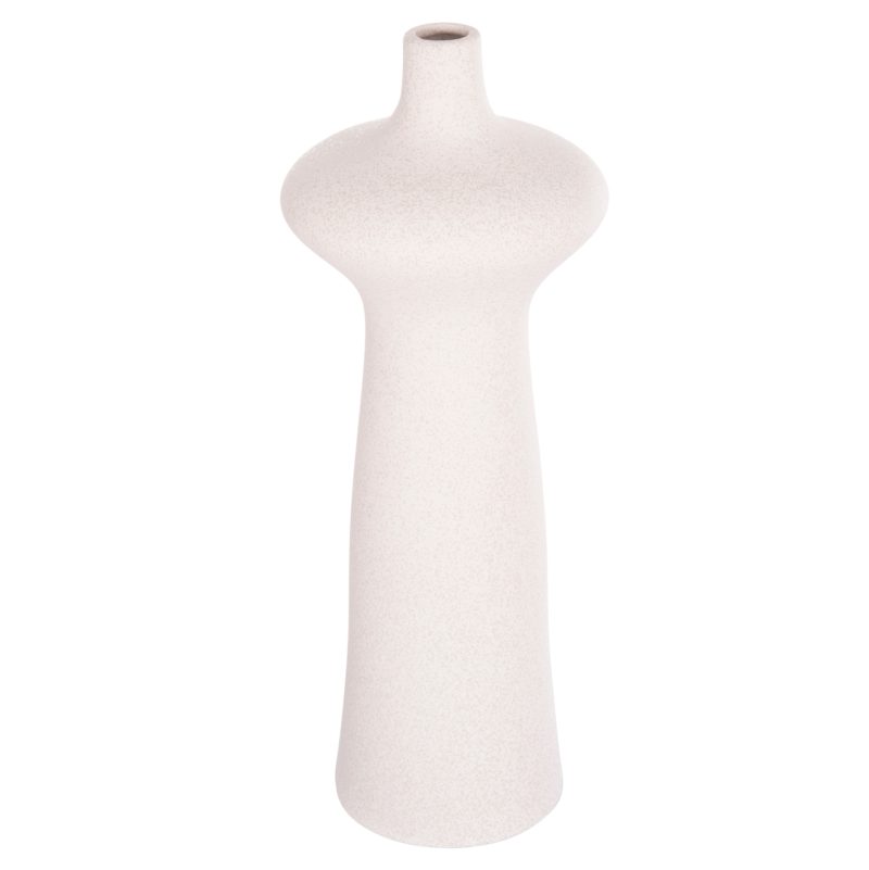 ΕΠΙΤΡΑΠΕΖΙΟ ΚΕΡΑΜΙΚΟ ΔΙΑΚΟΣΜΗΤΙΚΟ SCEPTER HM4636.01 ΚΡΥΣΤΑΛΛΙΚΟ ΥΠΟΛΕΥΚΟ Φ18x49Υεκ