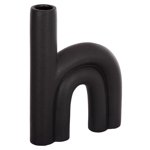 ΕΠΙΤΡΑΠΕΖΙΟ ΚΕΡΑΜΙΚΟ ΔΙΑΚΟΣΜΗΤΙΚΟ ARCON HM4638.02 ΜΑΥΡΟ ΜΑΤ 25,5x6x34Υεκ