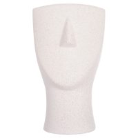 ΕΠΙΤΡΑΠΕΖΙΟ ΚΕΡΑΜΙΚΟ ΔΙΑΚΟΣΜΗΤΙΚΟ HUMANS HM4632 ΥΠΟΛΕΥΚΟ ΚΡΥΣΤΑΛΛΙΚΟ Φ13x22Υεκ