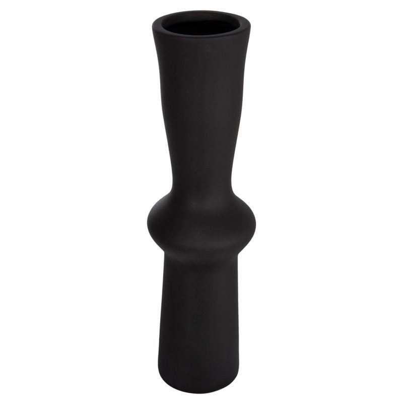 ΕΠΙΤΡΑΠΕΖΙΟ ΚΕΡΑΜΙΚΟ ΔΙΑΚΟΣΜΗΤΙΚΟ SCEPTER HM4637.02 ΜΑΥΡΟ ΜΑΤ Φ14x50Υεκ