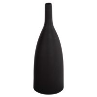 ΕΠΙΤΡΑΠΕΖΙΟ ΚΕΡΑΜΙΚΟ ΔΙΑΚΟΣΜΗΤΙΚΟ GALAD HM4634.02 ΜΑΥΡΟ ΜΑΤ Φ14x39Υεκ