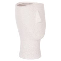 ΕΠΙΤΡΑΠΕΖΙΟ ΚΕΡΑΜΙΚΟ ΔΙΑΚΟΣΜΗΤΙΚΟ HUMANS HM4632 ΥΠΟΛΕΥΚΟ ΚΡΥΣΤΑΛΛΙΚΟ Φ13x22Υεκ