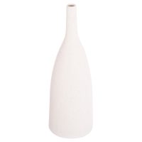 ΕΠΙΤΡΑΠΕΖΙΟ ΚΕΡΑΜΙΚΟ ΔΙΑΚΟΣΜΗΤΙΚΟ GALAD HM4634.01 ΥΠΟΛΕΥΚΟ ΚΡΥΣΤΑΛΛΙΚΟ Φ14x39Υ εκ.