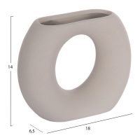 epitrapezio-keramiko-diakosmitiko-fb9464-1 ΕΠΙΤΡΑΠΕΖΙΟ ΚΕΡΑΜΙΚΟ ΔΙΑΚΟΣΜΗΤΙΚΟ ELLIPTO HM4646.03 ΓΚΡΙ ΜΑΤ 18x6,5x14Υεκ