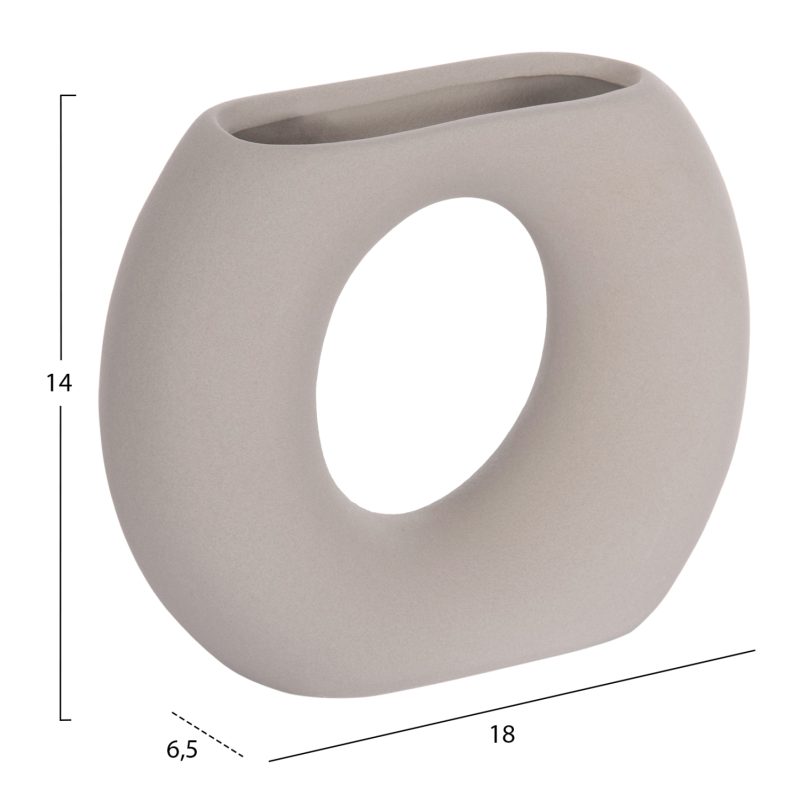 epitrapezio-keramiko-diakosmitiko-fb9464-1 ΕΠΙΤΡΑΠΕΖΙΟ ΚΕΡΑΜΙΚΟ ΔΙΑΚΟΣΜΗΤΙΚΟ ELLIPTO HM4646.03 ΓΚΡΙ ΜΑΤ 18x6,5x14Υεκ