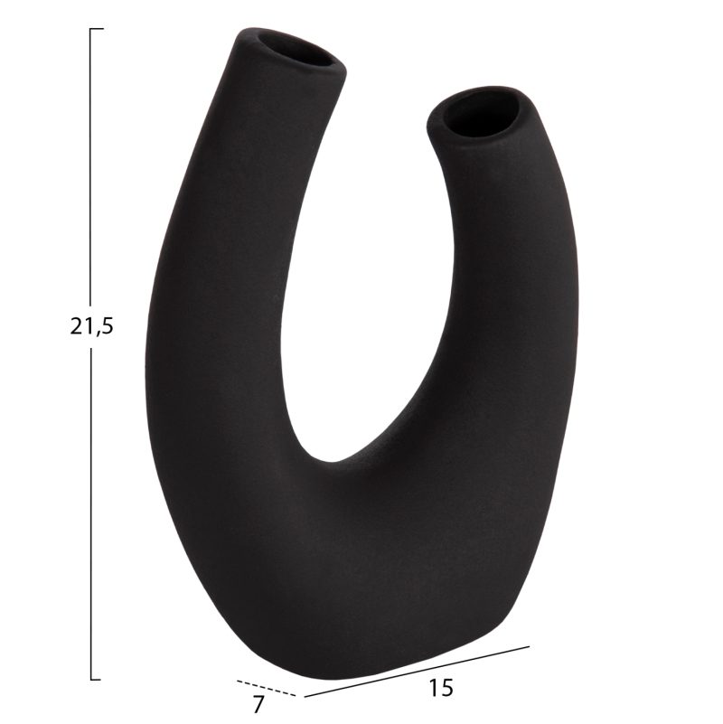 epitrapezio-keramiko-diakosmitiko-fb9464-1 ΕΠΙΤΡΑΠΕΖΙΟ ΚΕΡΑΜΙΚΟ ΔΙΑΚΟΣΜΗΤΙΚΟ ELLIPTO HM4643.02 ΜΑΥΡΟ ΜΑΤ 15x7x21,5Υεκ