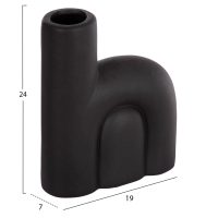 epitrapezio-keramiko-diakosmitiko-fb9464-1 ΕΠΙΤΡΑΠΕΖΙΟ ΚΕΡΑΜΙΚΟ ΔΙΑΚΟΣΜΗΤΙΚΟ ARCON HM4640.02 ΜΑΥΡΟ ΜΑΤ 19x7x24Υ εκ.