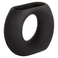 epitrapezio-keramiko-diakosmitiko-fb9464 ΕΠΙΤΡΑΠΕΖΙΟ ΚΕΡΑΜΙΚΟ ΔΙΑΚΟΣΜΗΤΙΚΟ ELLIPTO HM4646.02 ΜΑΥΡΟ ΜΑΤ 18x6,5x14Υεκ