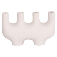 ΕΠΙΤΡΑΠΕΖΙΟ ΚΕΡΑΜΙΚΟ ΔΙΑΚΟΣΜΗΤΙΚΟ MANI HM4641.01 ΥΠΟΛΕΥΚΟ ΚΡΥΣΤΑΛΛΙΚΟ 21x6x13Υεκ