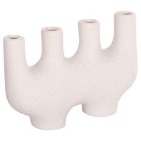 ΕΠΙΤΡΑΠΕΖΙΟ ΚΕΡΑΜΙΚΟ ΔΙΑΚΟΣΜΗΤΙΚΟ MANI HM4641.01 ΥΠΟΛΕΥΚΟ ΚΡΥΣΤΑΛΛΙΚΟ 21x6x13Υεκ