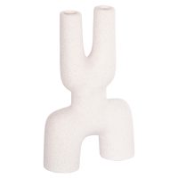 ΕΠΙΤΡΑΠΕΖΙΟ ΚΕΡΑΜΙΚΟ ΔΙΑΚΟΣΜΗΤΙΚΟ MANI HM4642.01 ΥΠΟΛΕΥΚΟ ΚΡΥΣΤΑΛΛΙΚΟ 15,5x6x23,5Υεκ