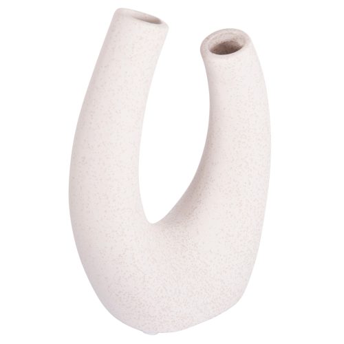 ΕΠΙΤΡΑΠΕΖΙΟ ΚΕΡΑΜΙΚΟ ΔΙΑΚΟΣΜΗΤΙΚΟ ELLIPTO HM4643.01 ΥΠΟΛΕΥΚΟ ΚΡΥΣΤΑΛΛΙΚΟ 15x7x21,5Υεκ