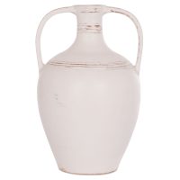 epitrapezios-diakosmitikos-amforeas-fb94-2 ΔΙΑΚΟΣΜΗΤΙΚΟΣ ΑΜΦΟΡΕΑΣ FEAX HM4676.02L ΛΕΥΚΗ ΤΕΡΑΚΟΤΑ--35x35x58Υεκ.