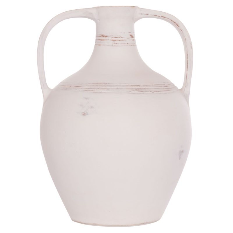 ΔΙΑΚΟΣΜΗΤΙΚΟΣ ΑΜΦΟΡΕΑΣ FEAX HM4676.02S ΛΕΥΚΗ ΤΕΡΑΚΟΤΑ--35x35x48Υεκ.