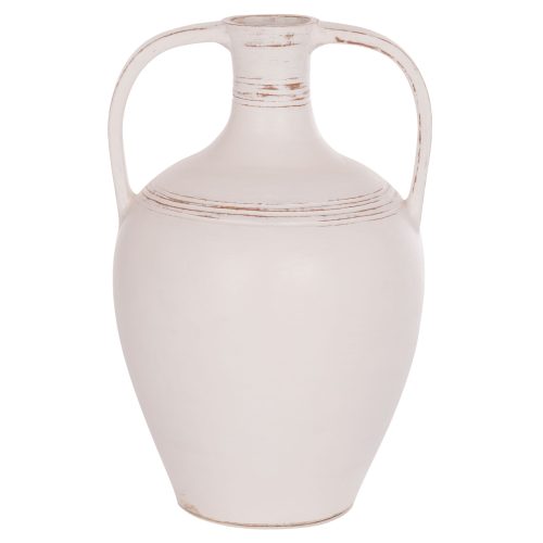 ΔΙΑΚΟΣΜΗΤΙΚΟΣ ΑΜΦΟΡΕΑΣ FEAX HM4676.02L ΛΕΥΚΗ ΤΕΡΑΚΟΤΑ--35x35x58Υεκ.