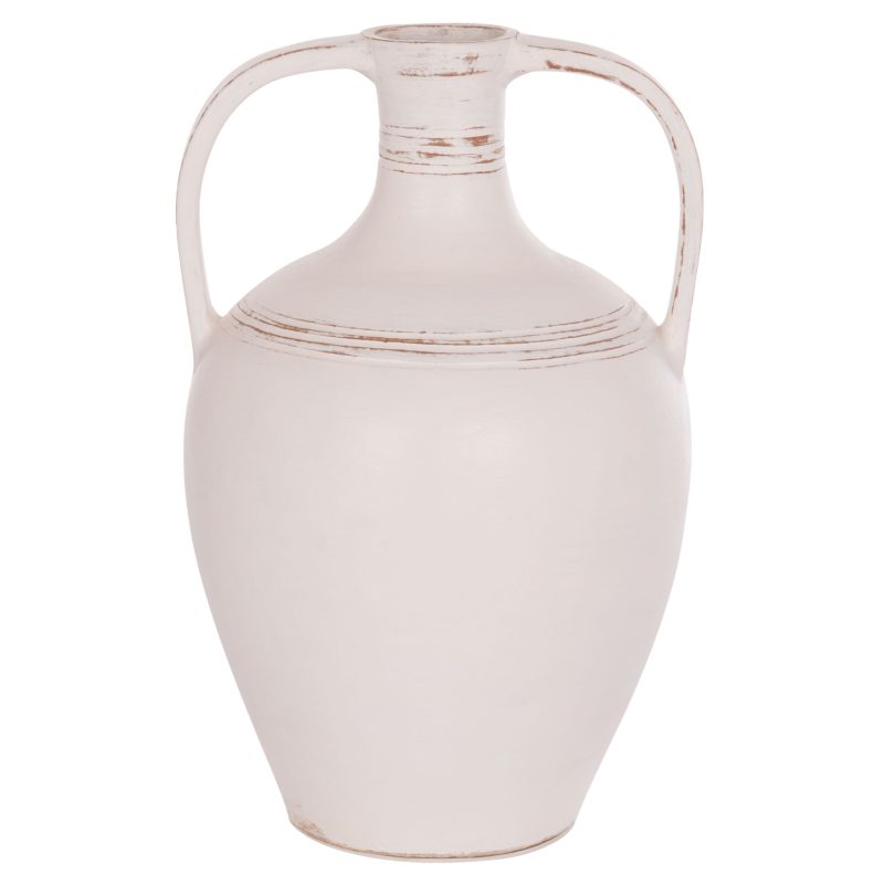 epitrapezios-diakosmitikos-amforeas-fb94 ΔΙΑΚΟΣΜΗΤΙΚΟΣ ΑΜΦΟΡΕΑΣ FEAX HM4676.02L ΛΕΥΚΗ ΤΕΡΑΚΟΤΑ--35x35x58Υεκ.