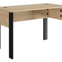 Faro γραφείο 120x60x74εκ. Blond Oak / Μαύρο