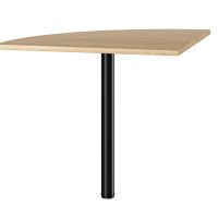 Faro σύνδεσμος γραφείων 80x80x74ek. Blond Oak / Μαύρο