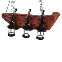 ΦΩΤΙΣΤΙΚΟ ΟΡΟΦΗΣ 6-ΦΩΤΟ ΚΡΕΜΑΣΤΟ HM4117 ΞΥΛΟ-ΜΕΤΑΛΛΟ-ΓΥΑΛΙ 116Υεκ