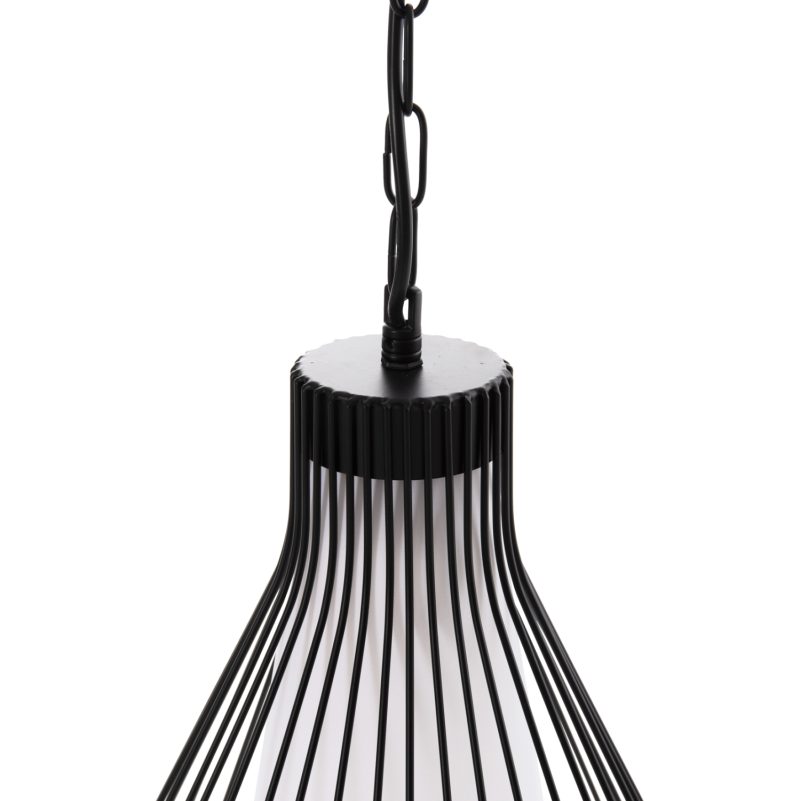 ΦΩΤΙΣΤΙΚΟ ΟΡΟΦΗΣ ΚΡΕΜΑΣΤΟ HM4074 ΜΕΤΑΛΛΙΚΟ ΜΑΥΡΟ ΚΑΠΕΛΟ Φ33x43-141Yεκ.