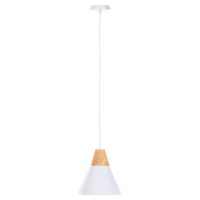 ΦΩΤΙΣΤΙΚΟ ΟΡΟΦΗΣ ΚΡΕΜΑΣΤΟ HM4149 ΛΕΥΚΟ ΜΕΤΑΛΛΙΚΟ ΚΑΠΕΛΟ-ΞΥΛΟ Φ22x115Υ εκ.