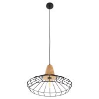 ΦΩΤΙΣΤΙΚΟ ΟΡΟΦΗΣ ΚΡΕΜΑΣΤΟ HM4160 ΜΑΥΡΟ ΜΕΤΑΛΛΟ-ΞΥΛΟ Φ39x117Υεκ