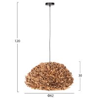 ΦΩΤΙΣΤΙΚΟ ΟΡΟΦΗΣ ΚΡΕΜΑΣΤΟ HM4353 ΥΔΡΟΥΑΚΙΝΘΟΣ ΣΕ ΦΥΣΙΚΟ-Φ62x30-120Υεκ.