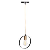 ΦΩΤΙΣΤΙΚΟ ΟΡΟΦΗΣ ΚΡΕΜΑΣΤΟ KRENT HM7425.11 ΜΑΥΡΟ-ΧΡΥΣΟ 20x4x125Υεκ.